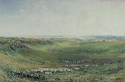 Thomas frederick collier Wide Pastures, Sussex oil painting reproduction